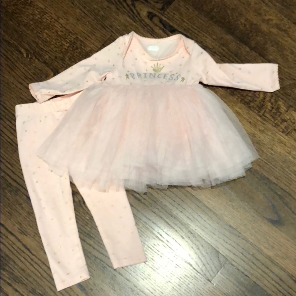 Mud Pie Princess tutu dress and leggings